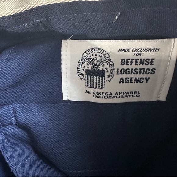 NWT Military Ceremonial Dress Trousers Men’s 36R Navy Wool Blend Gold Stripe - Picture 7 of 9